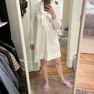 J. Crew cotton poplin minidress